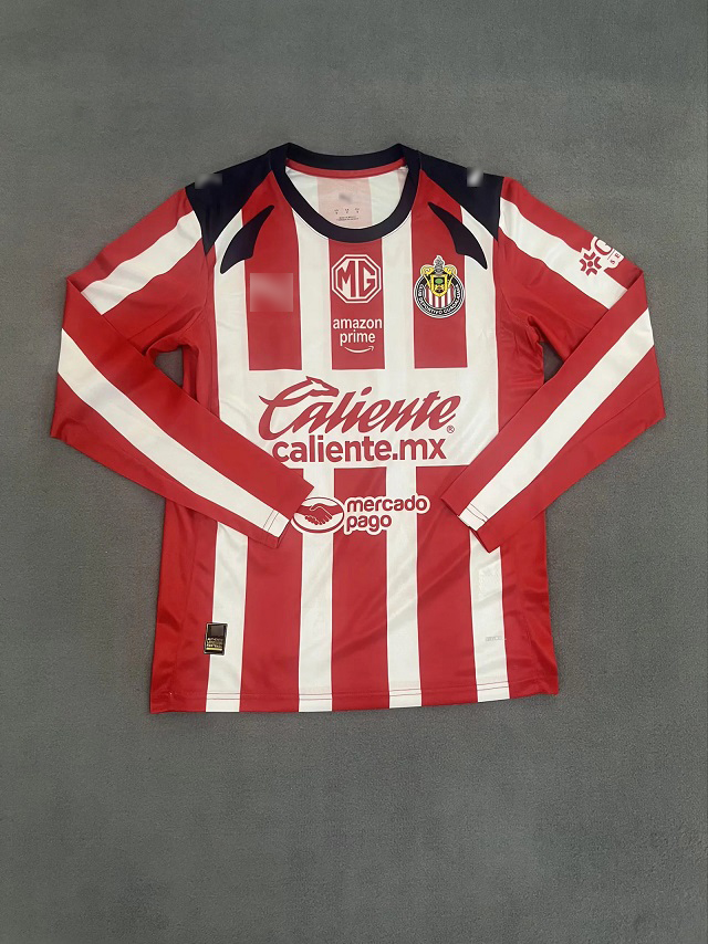 AAA Quality Chivas Guadalajara 25/26 Home Long Soccer Jersey